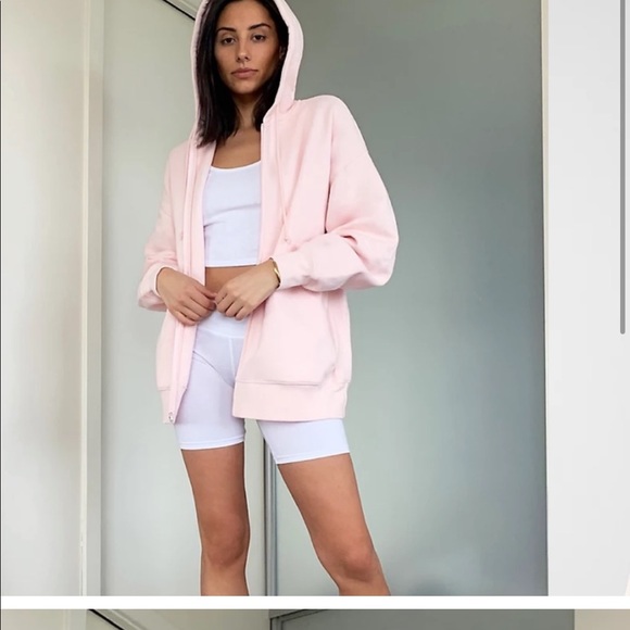 Aritzia TNA Cozy Fleece Zip Up - Picture 2 of 4